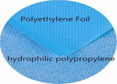 Złożone plastikowe zasłony samoprzylepne, sterylne jednorazowe zasłony bez fluorescencji dostawca